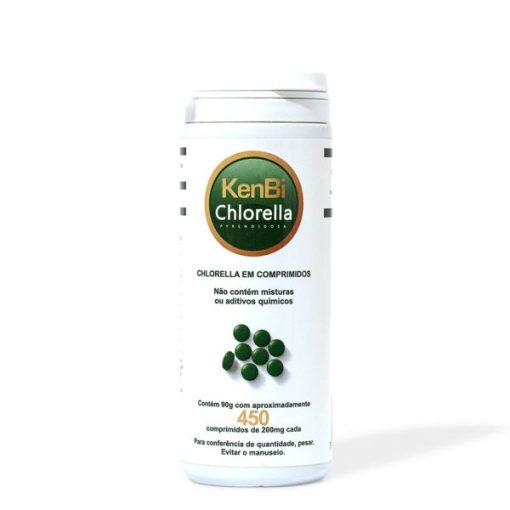 Chlorella 90g 450 comprimidos Kenbi